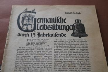 Heft -  Der Schulungsbrief  Germanische Leibesübungen durch 15 Jahrtausende
